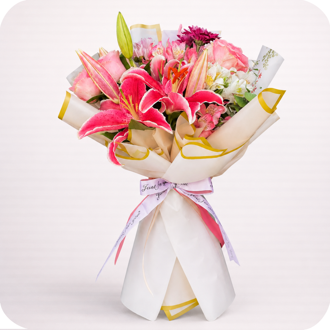 Buqu� Eleg�ncia de L�rios
