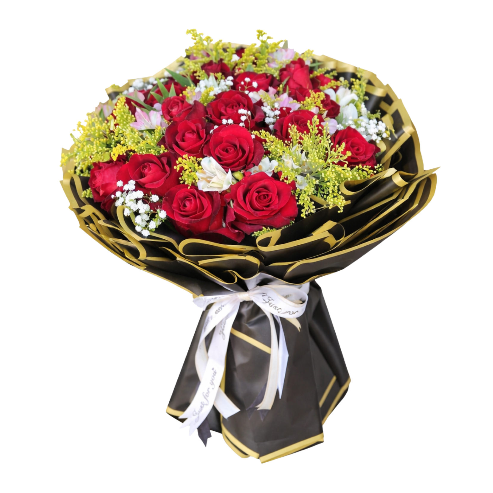 Buqu� Premium com 20 Rosas Vermelhas