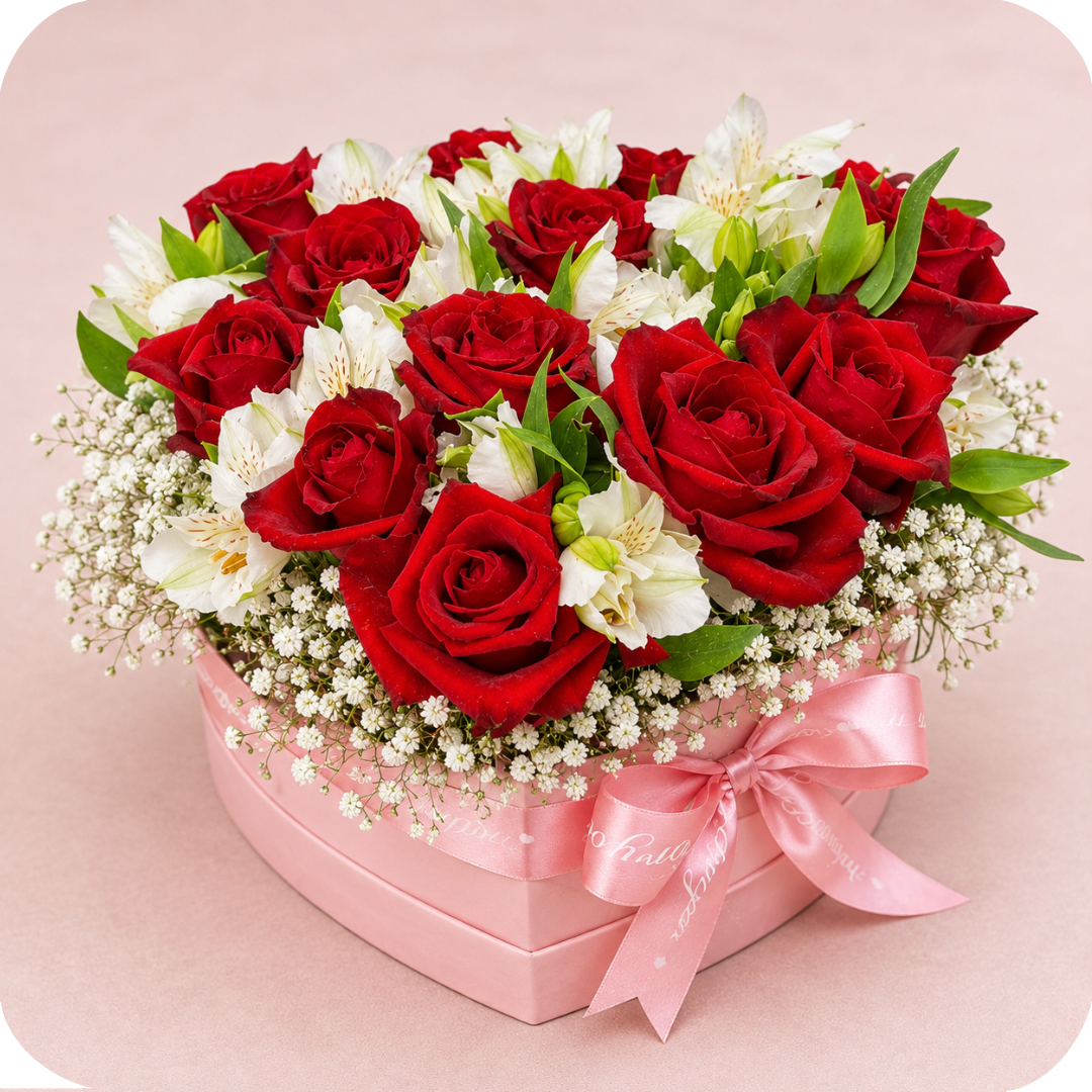 Box Delicadeza de Rosas Rosa