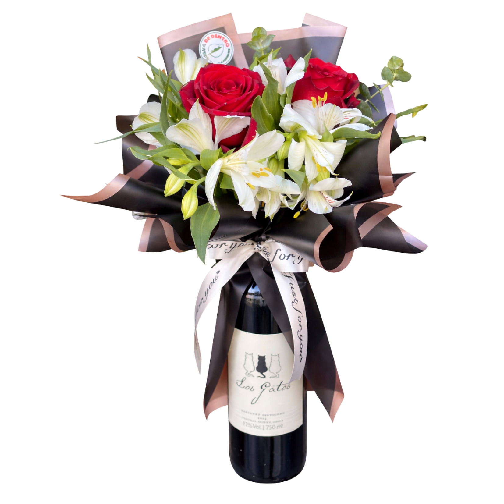 Buqu� Brinde Especial com Vinho