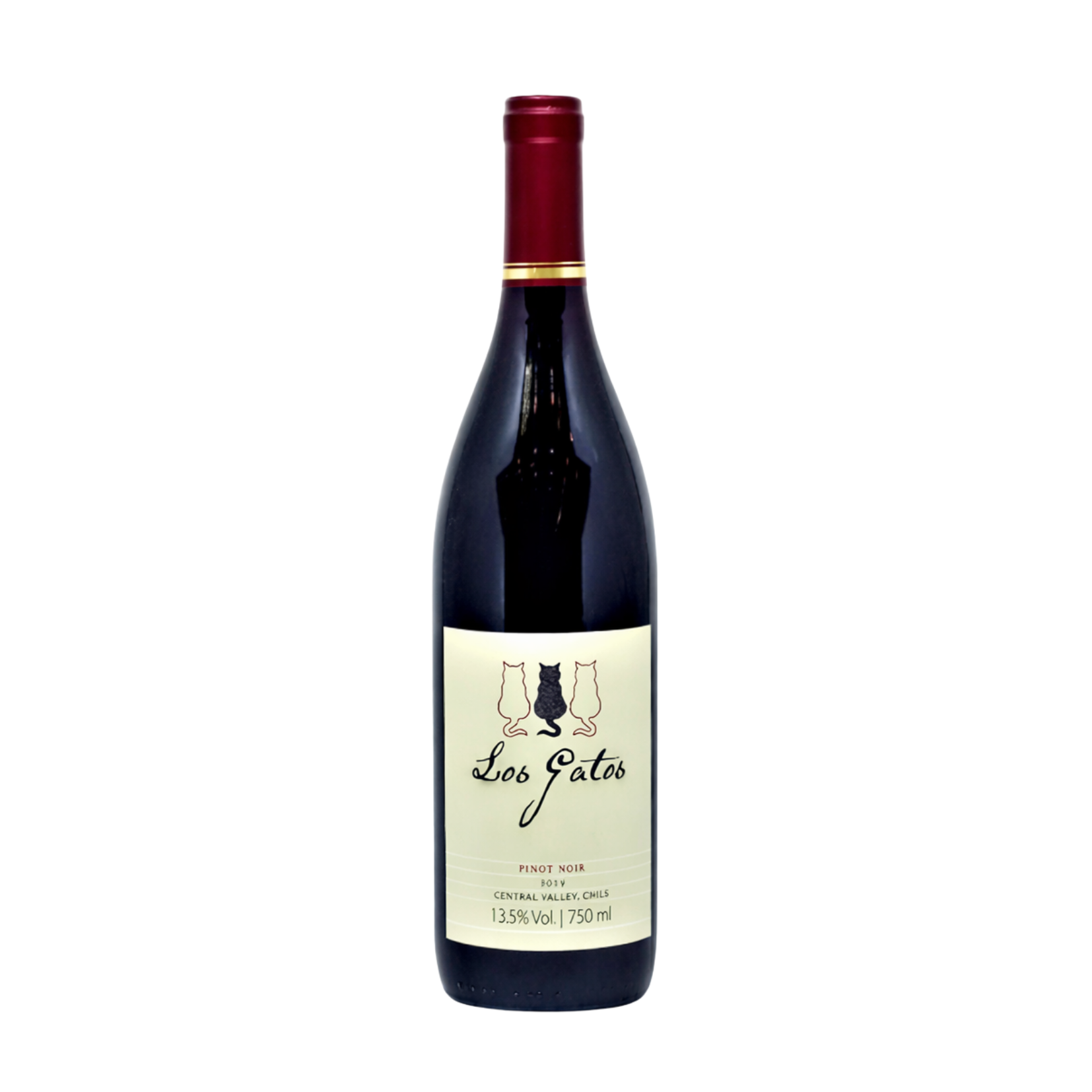 Vinho pinot noir los gatos
